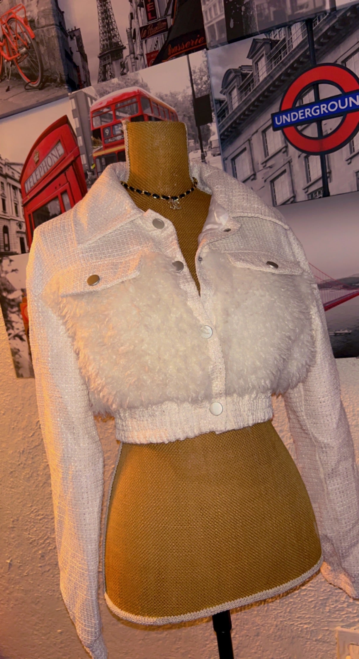 White Cropped | Jacket