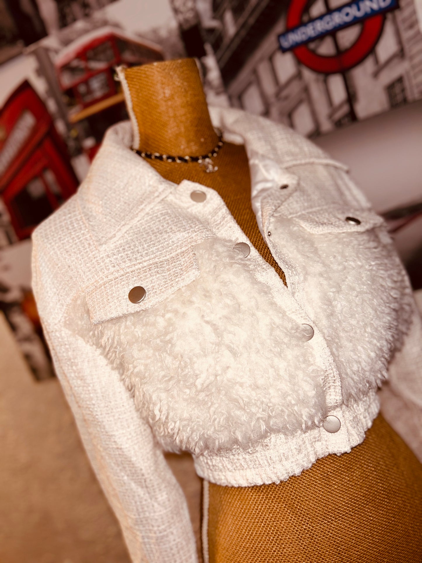 White Cropped | Jacket