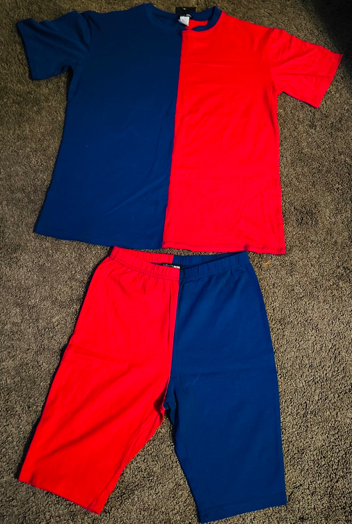 Blu & Red 2pc Set