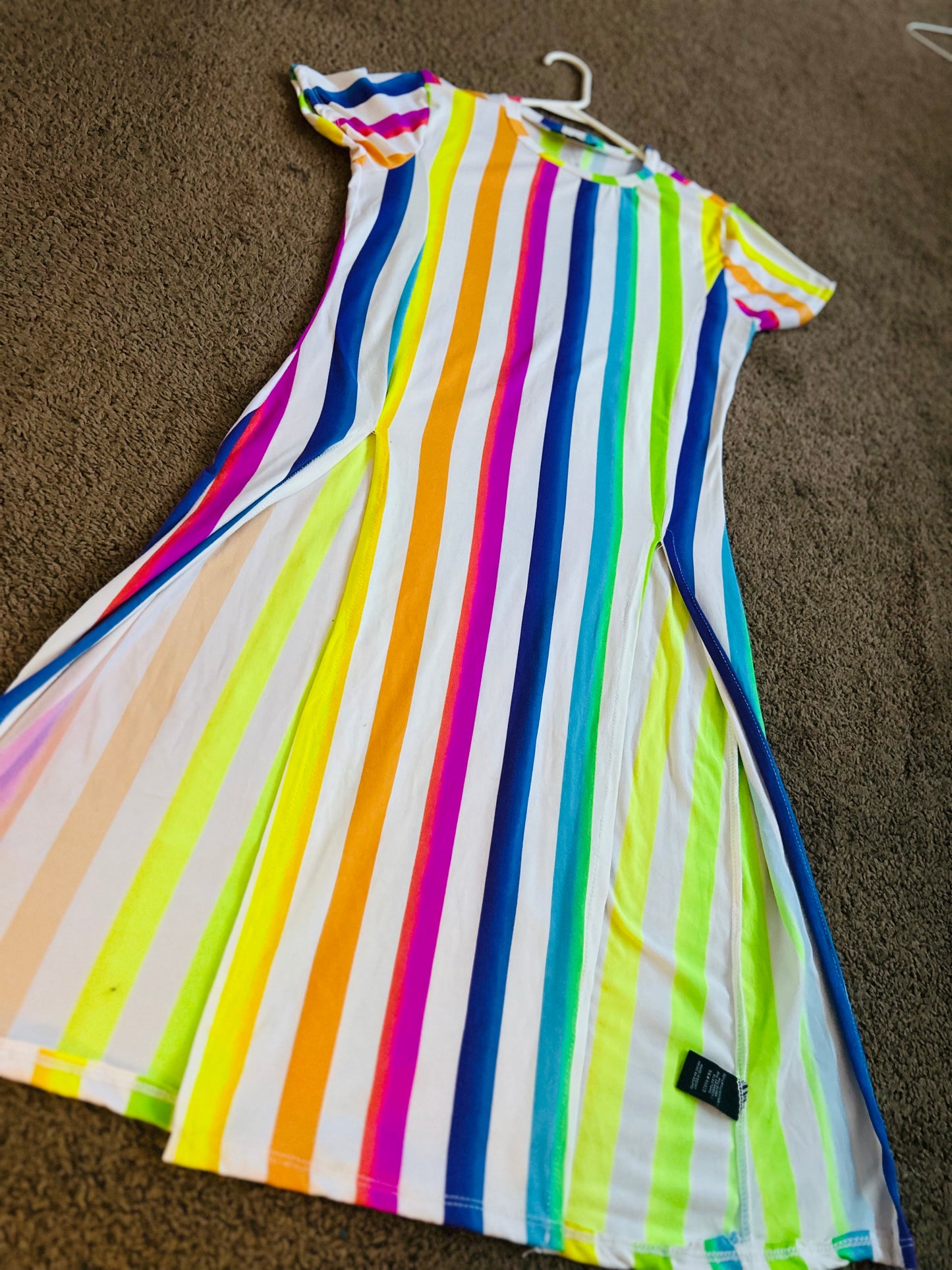 Rainbow Stripe Dress "Pride"