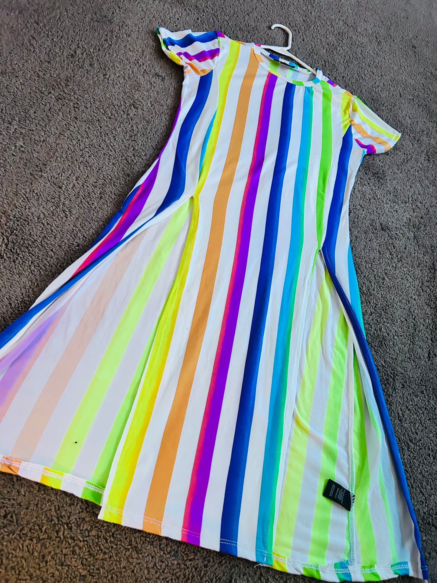 Rainbow Stripe Dress "Pride"