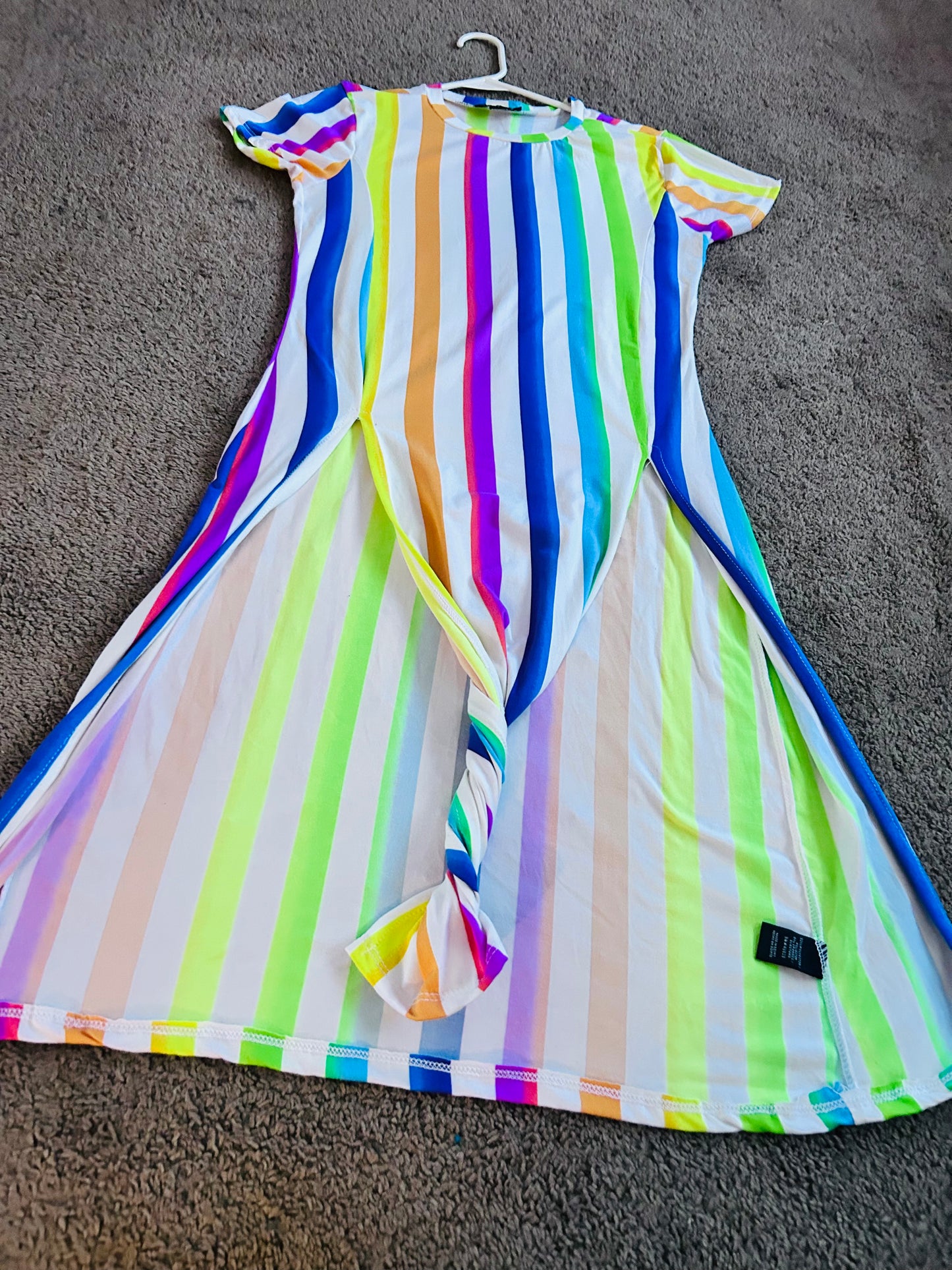 Rainbow Stripe Dress "Pride"