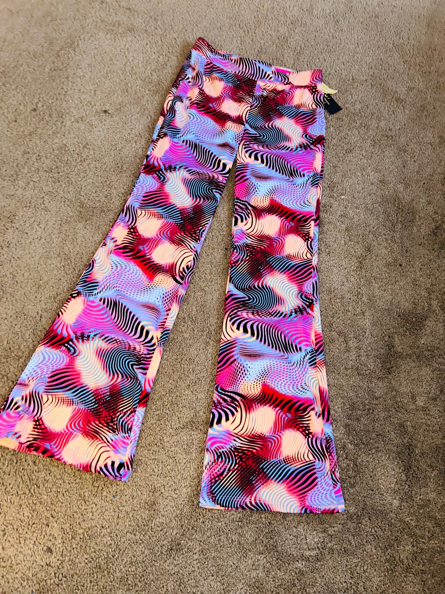 Swirl Design Bell Bottoms