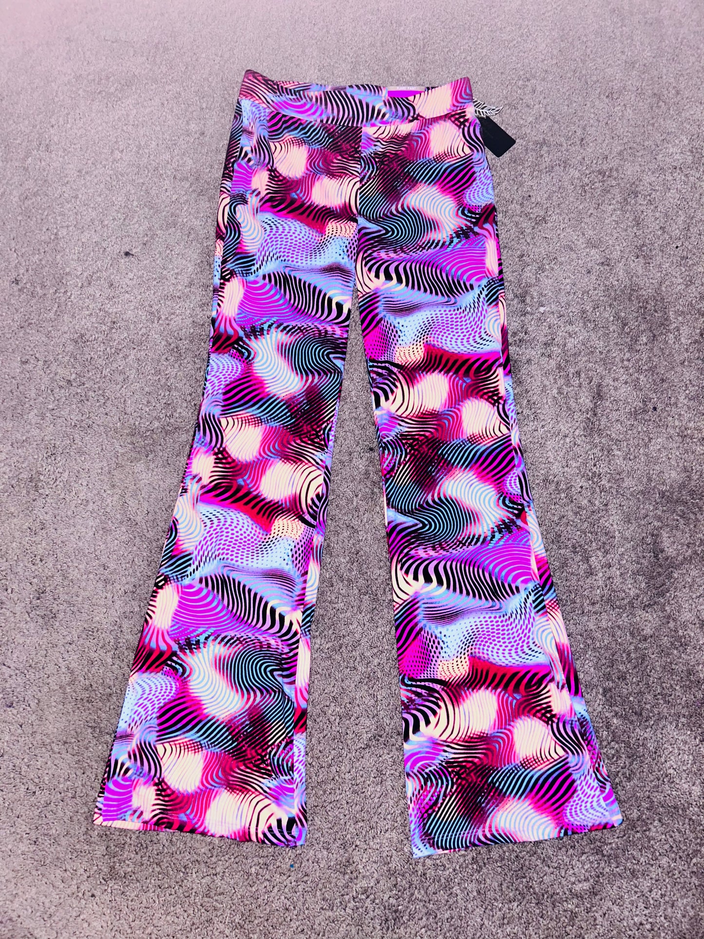 Swirl Design Bell Bottoms