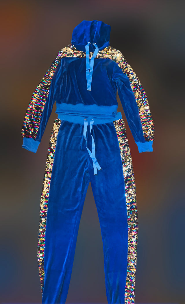 Blu Jogging Suit