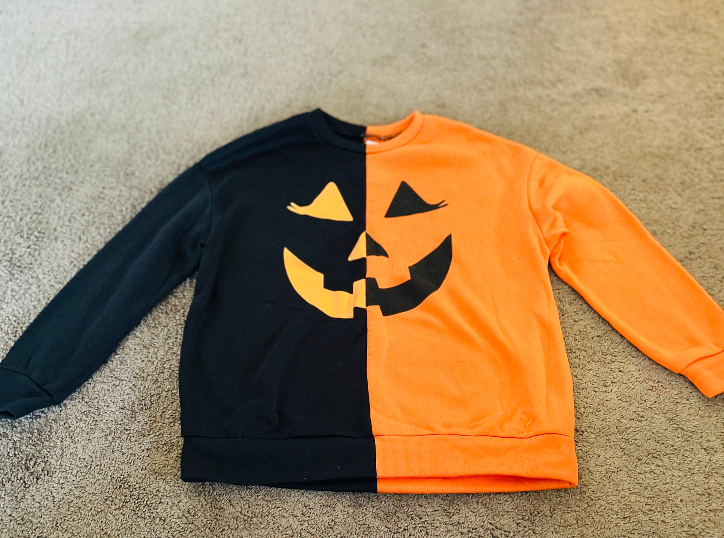 Pumpkin Split Sweater