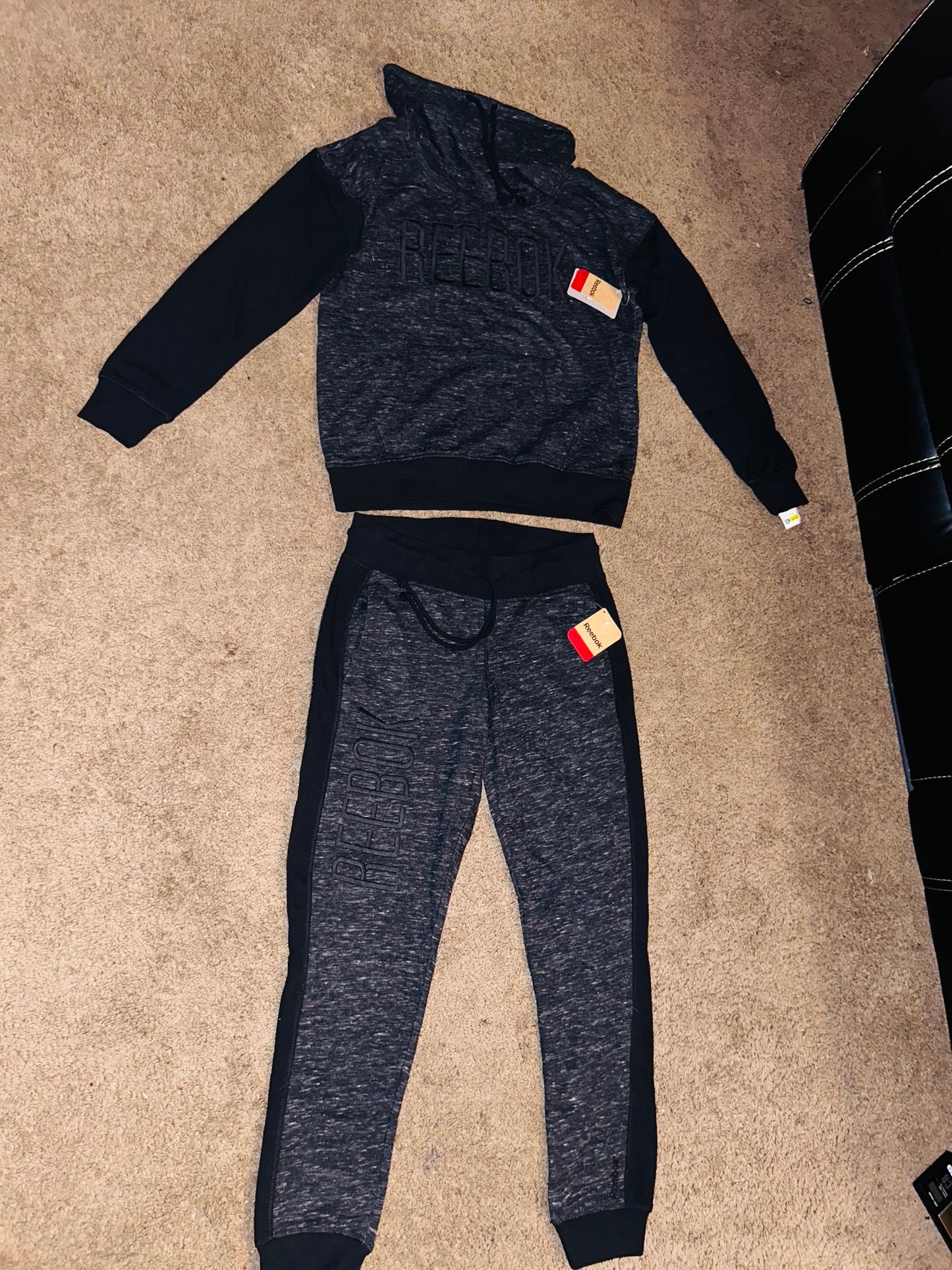 Dark Grey & Black Jogging Suit