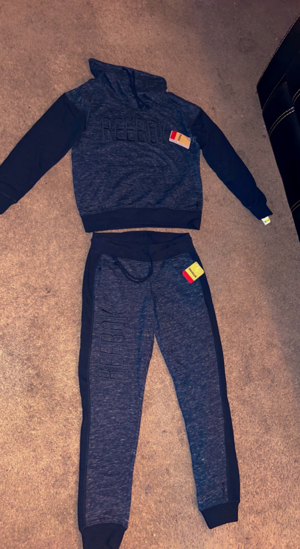 Dark Grey & Black Jogging Suit