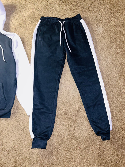 Navy & White Jogging Suit