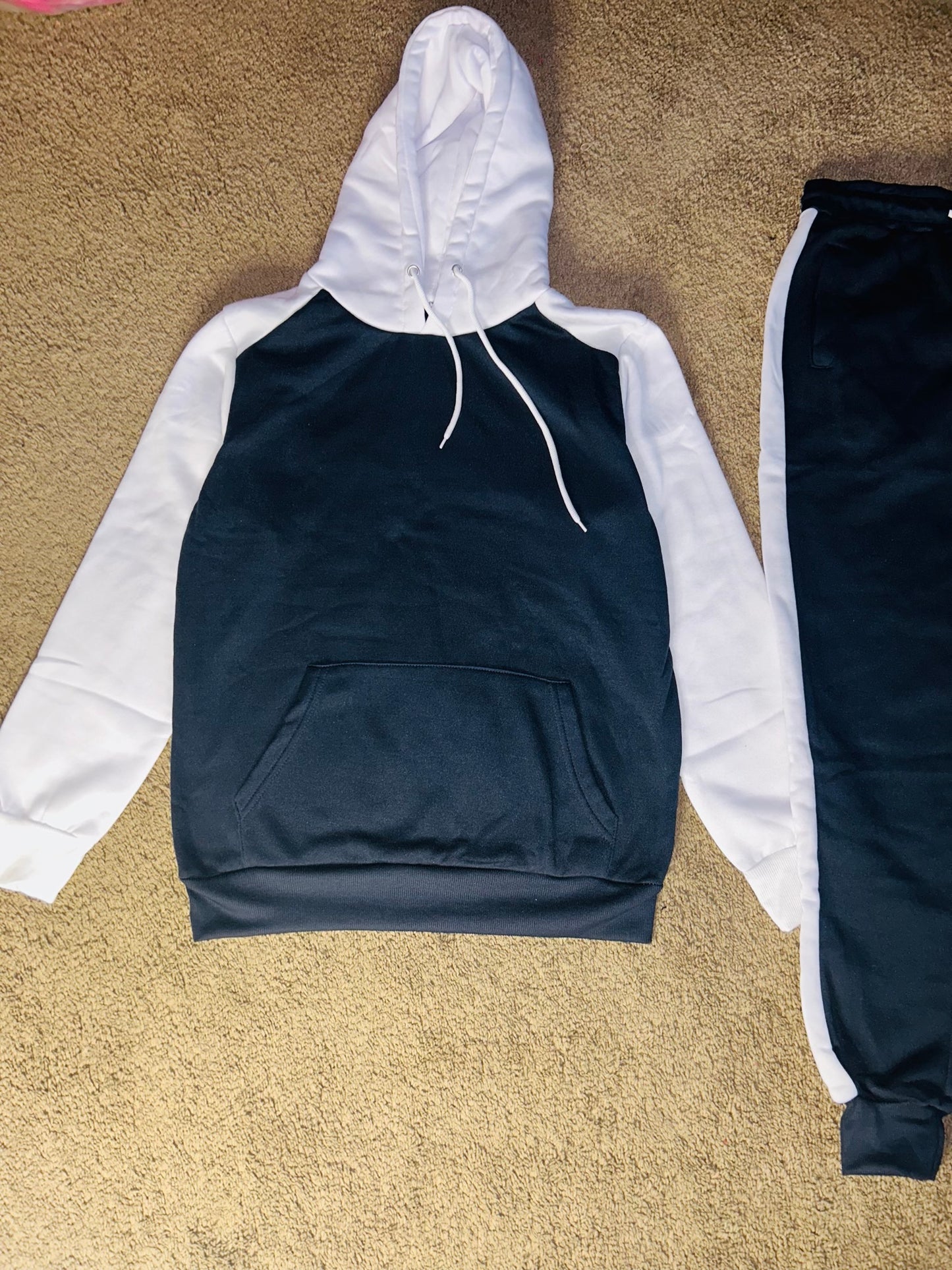 Navy & White Jogging Suit